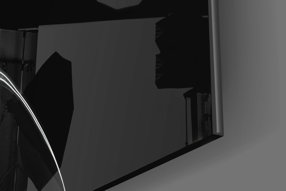Hourglass Time panel catching window light to reveal its tactile flow