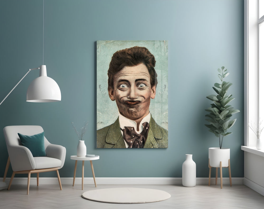 Cartoon Gentleman panel adding editorial mood to a man cave