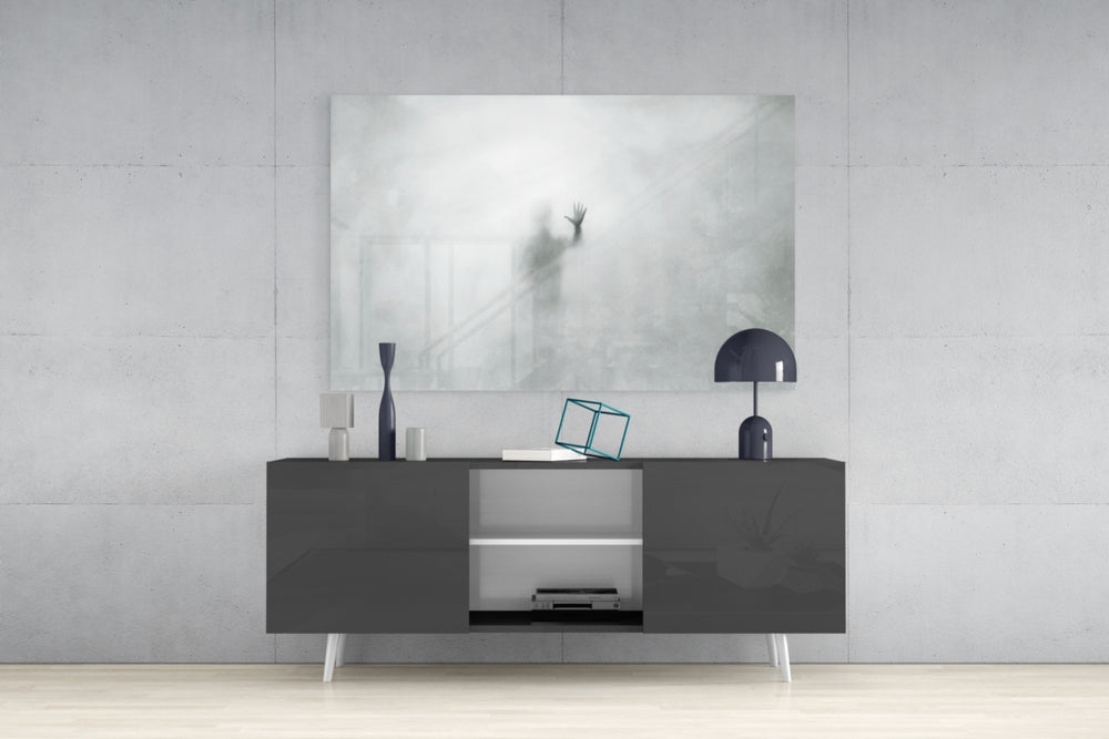 Despair Glass Wall Art.
