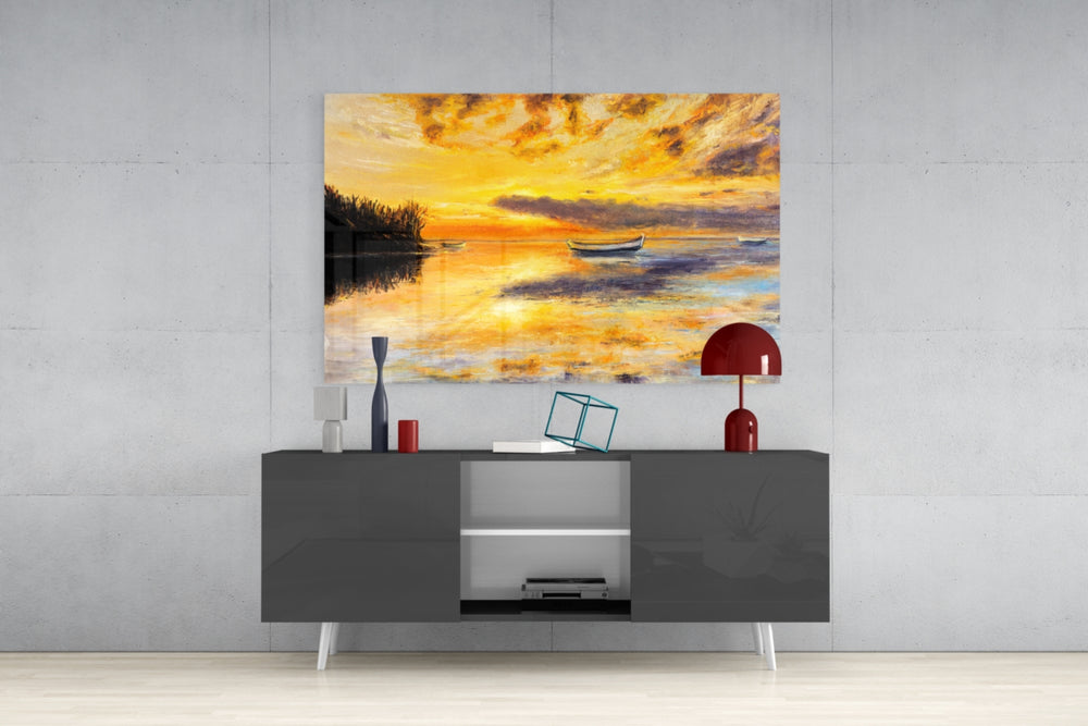 Landscape Glass Wall Art.