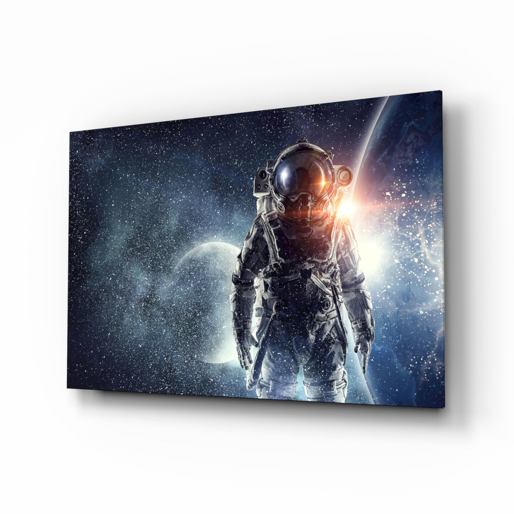 Cinematic-space panel bringing epic drama to a contemporary lounge