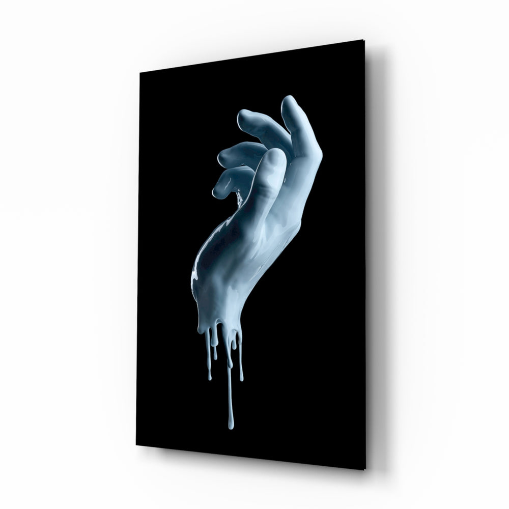 Surreal-3D panel bringing bold drama to a contemporary lounge
