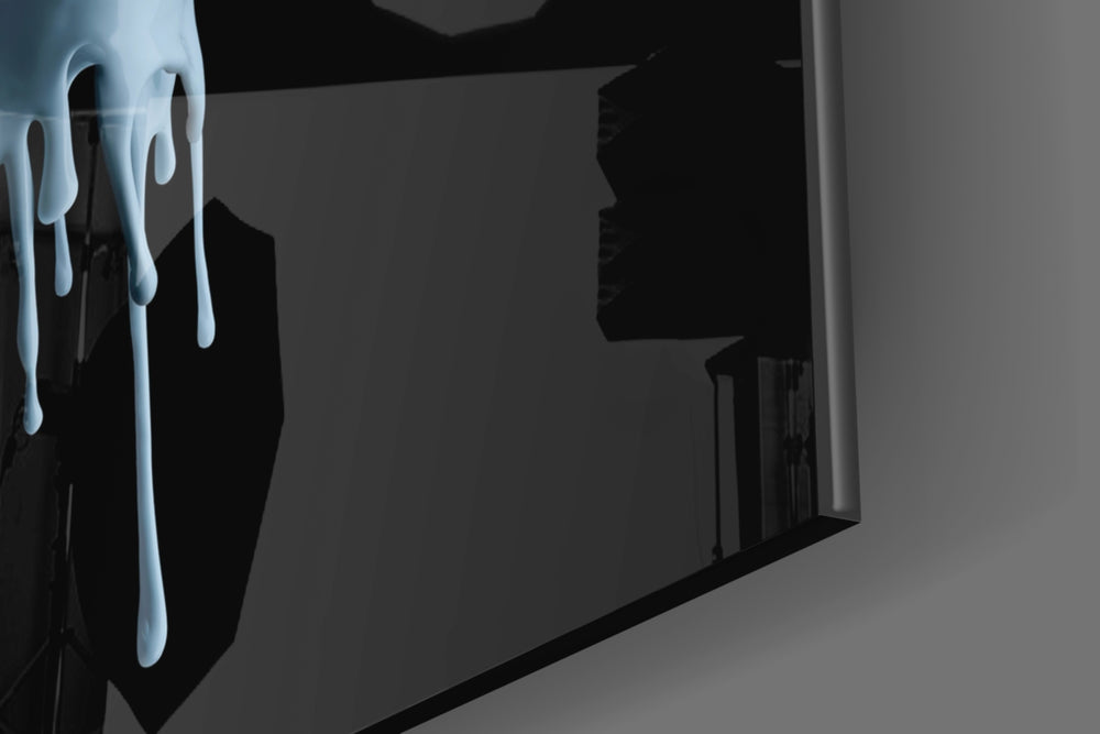 Hand panel catching low light to reveal its luminous depth