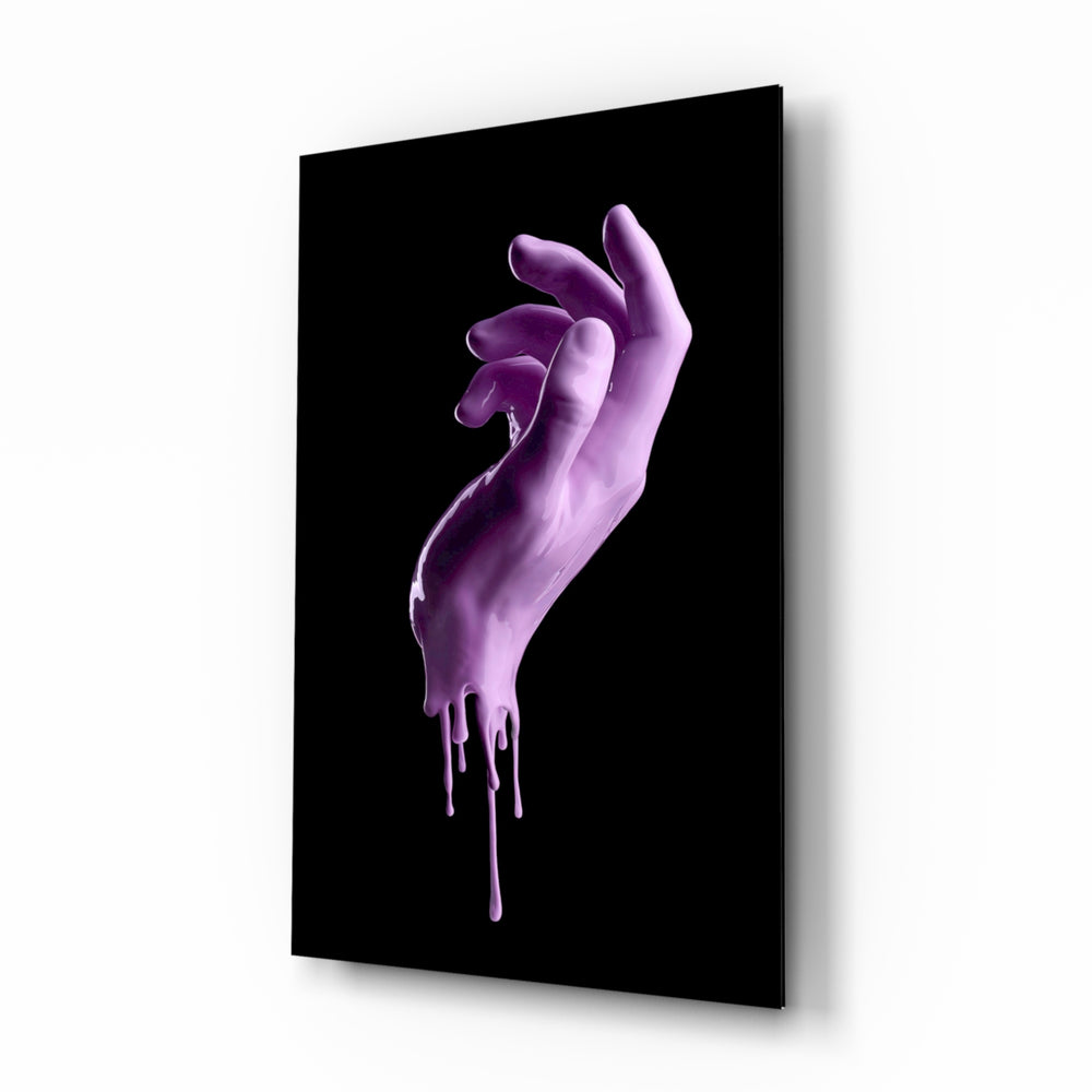 Surreal-3D panel bringing bold drama to a contemporary bathroom