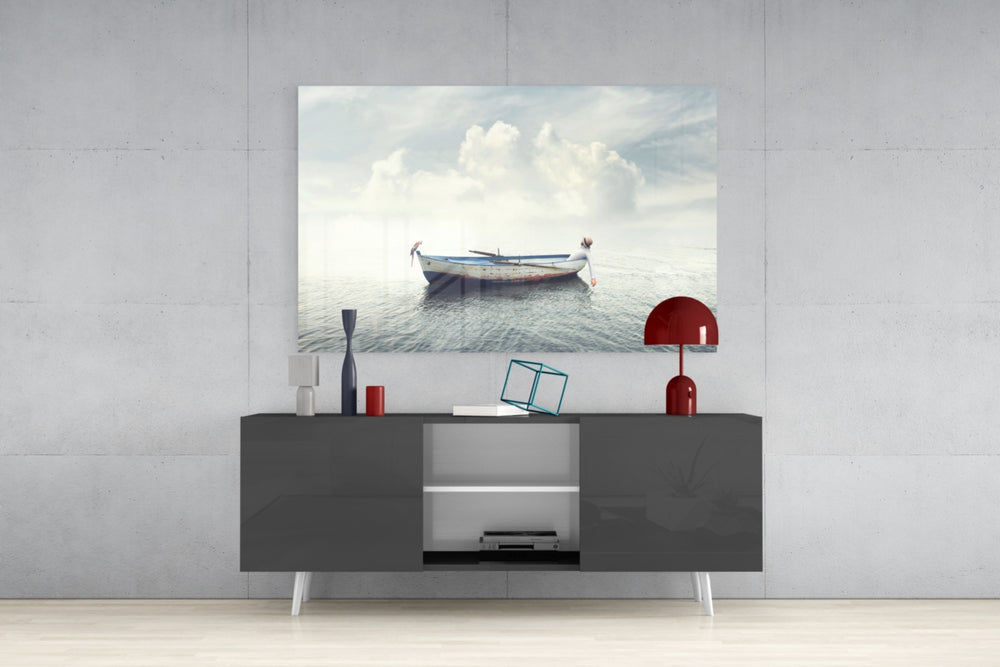 Marine Glass Wall Art.