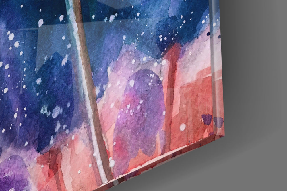 Tulip panel catching window light to reveal its luminous wash
