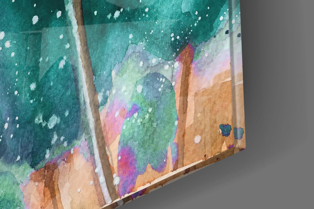 Tulip panel catching window light to reveal its luminous wash
