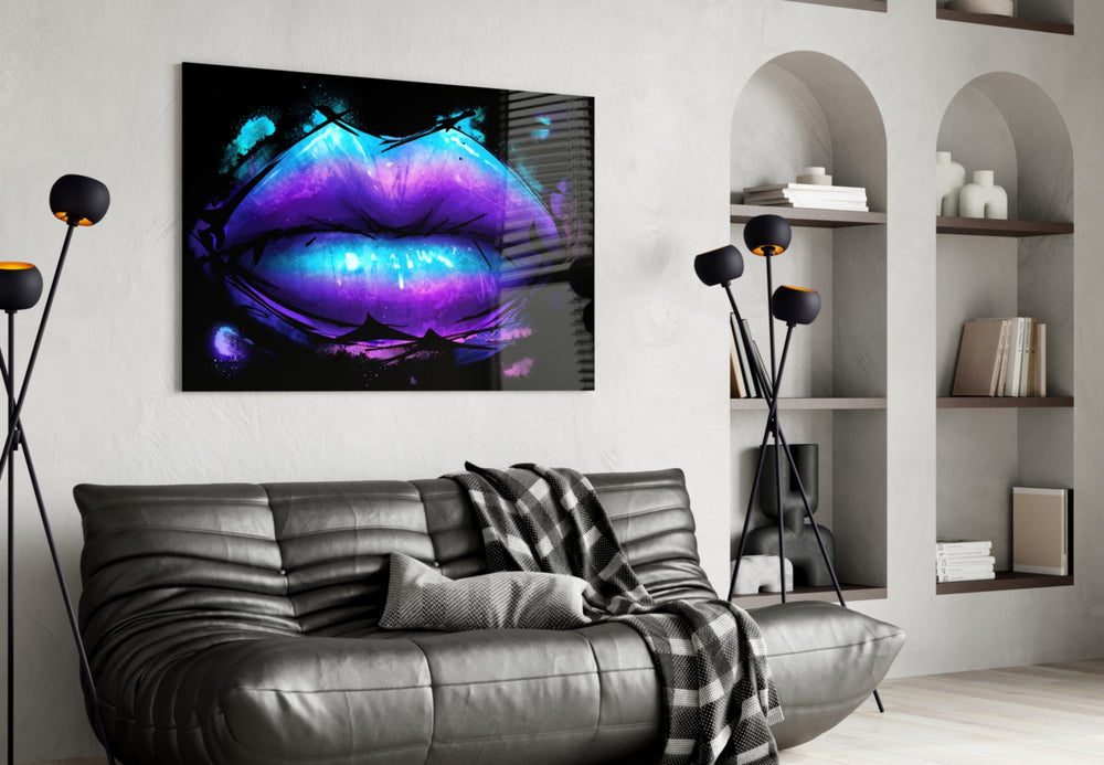 Lip panel adding editorial mood to a gaming room