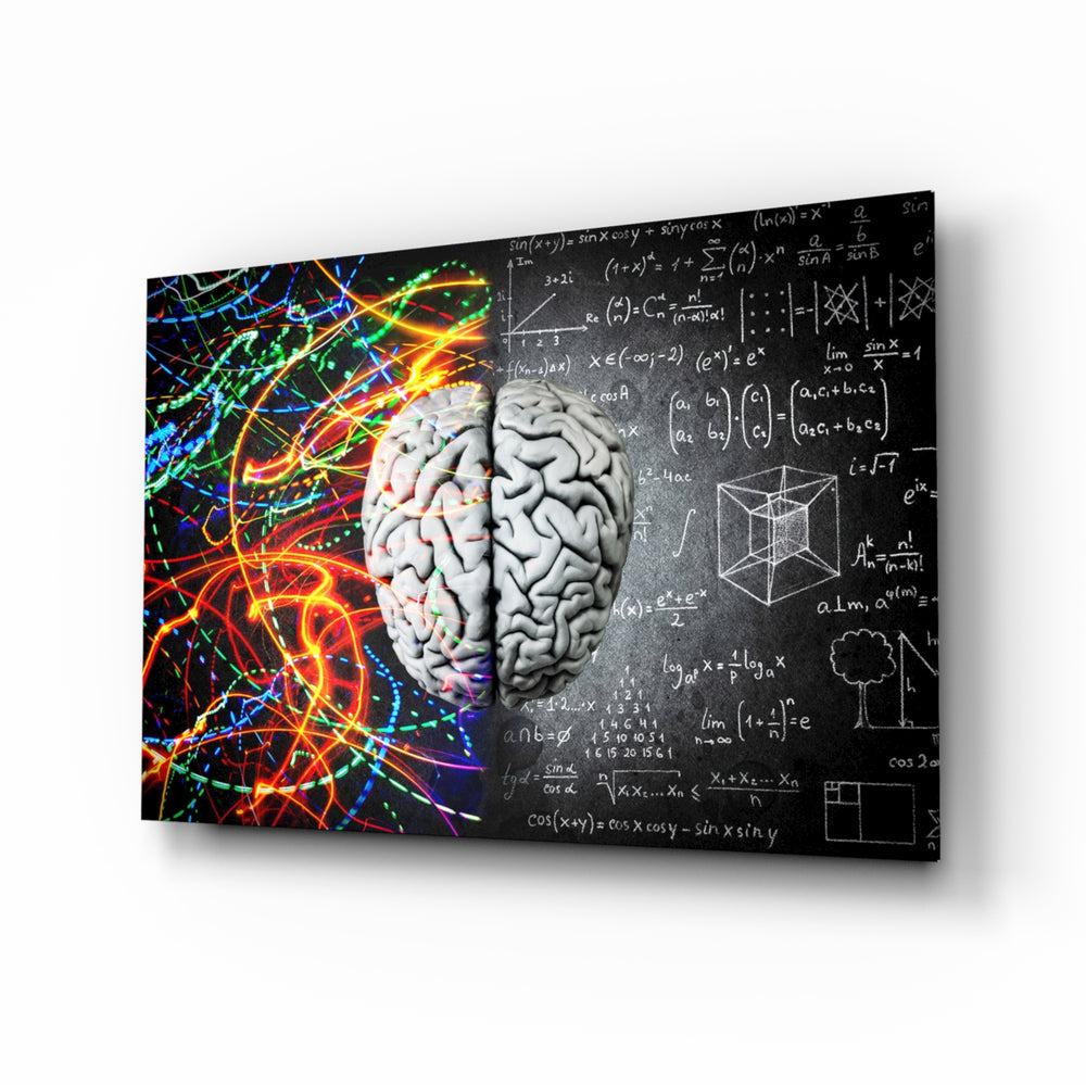 Conceptual-science panel bringing scholarly drama to a contemporary office