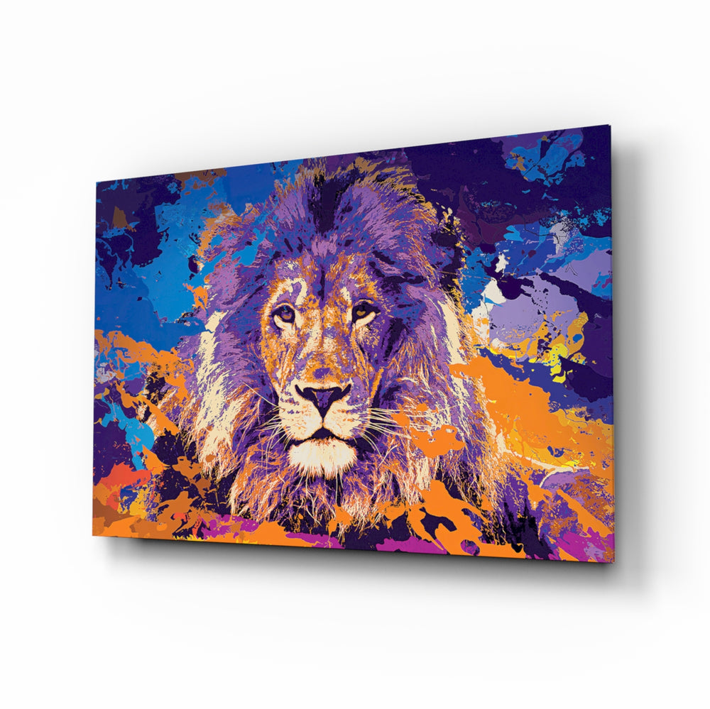 Pop-classical panel bringing bold drama to a contemporary lounge