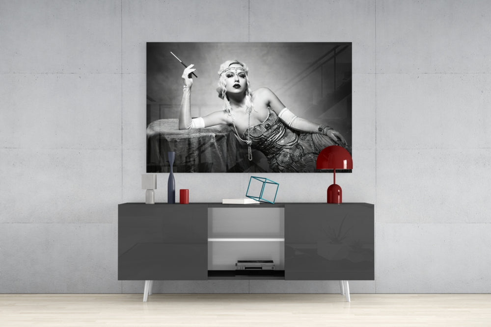 Roaring 20s Glass Wall Art.
