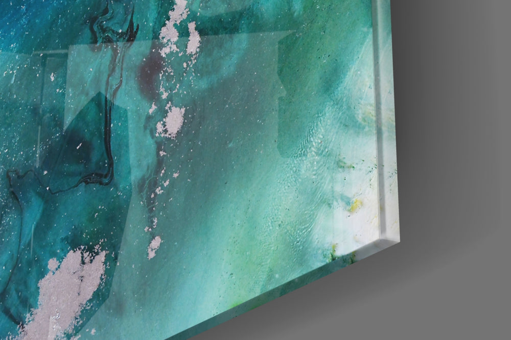 Colors of Abstraction panel catching window light to reveal its luminous saturation