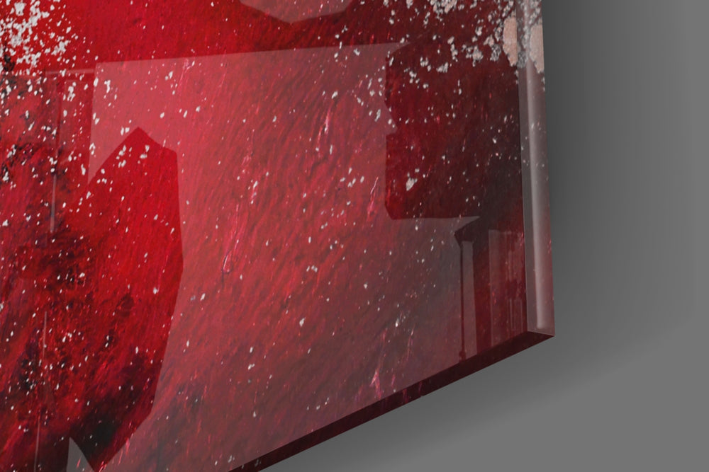 Colors of Abstraction panel catching window light to reveal its dramatic saturation