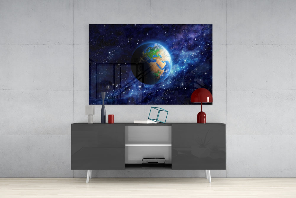 World Glass Wall Art.