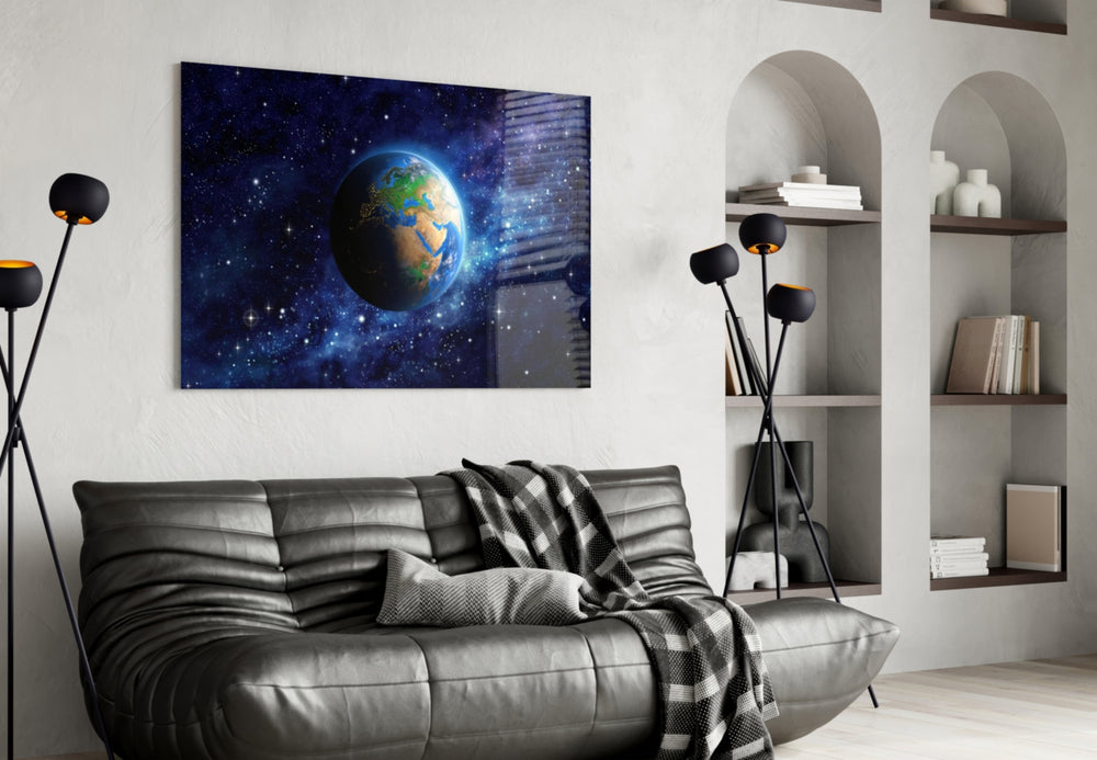 World panel adding editorial wonder to a gaming room