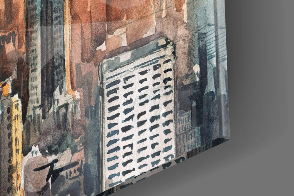 New York City panel catching window light to reveal its luminous wash