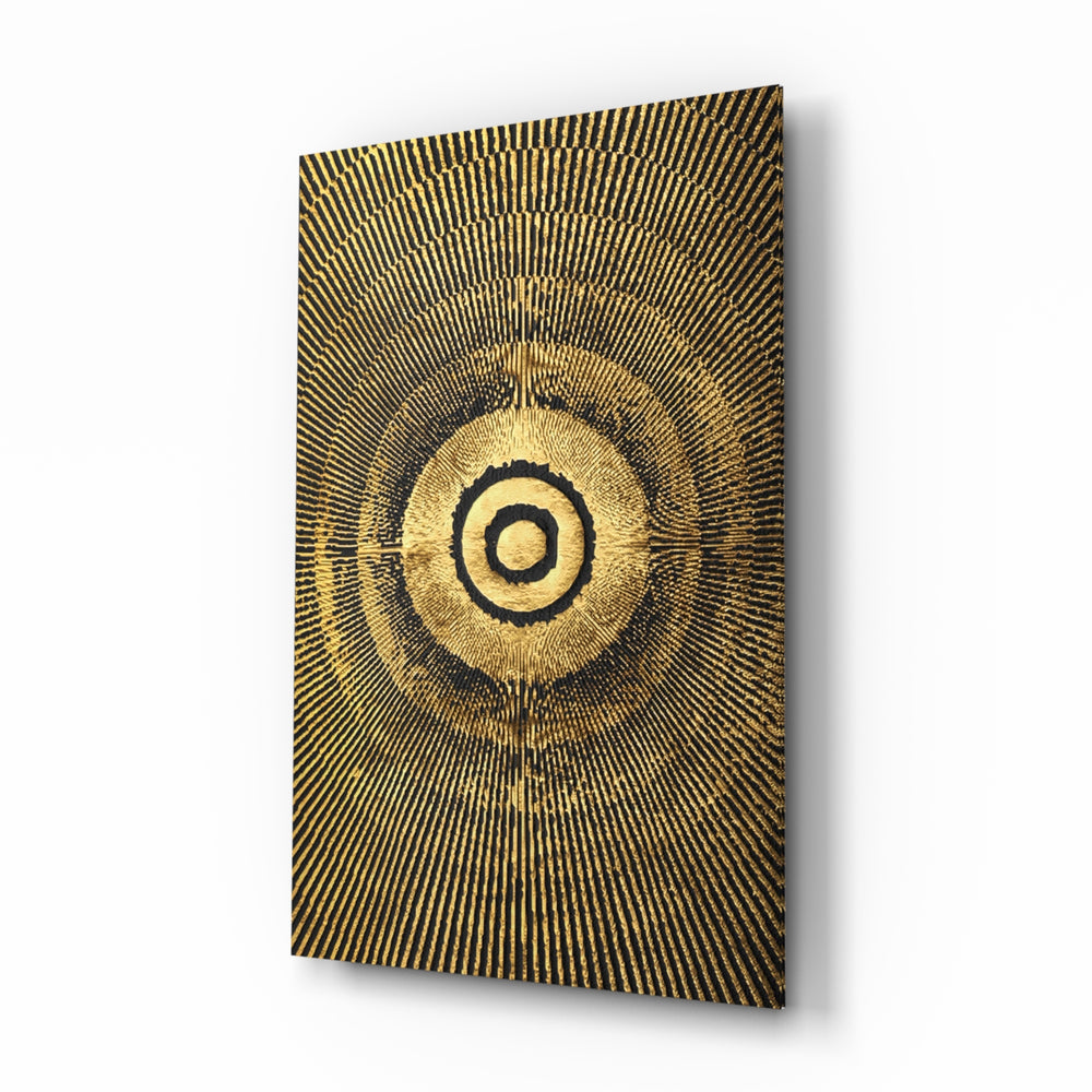 Optical-luxury panel bringing luxurious drama to a contemporary study
