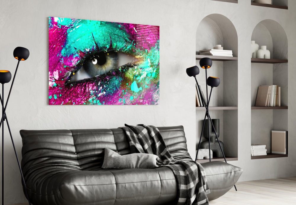 Pupil panel adding editorial mood to a living room