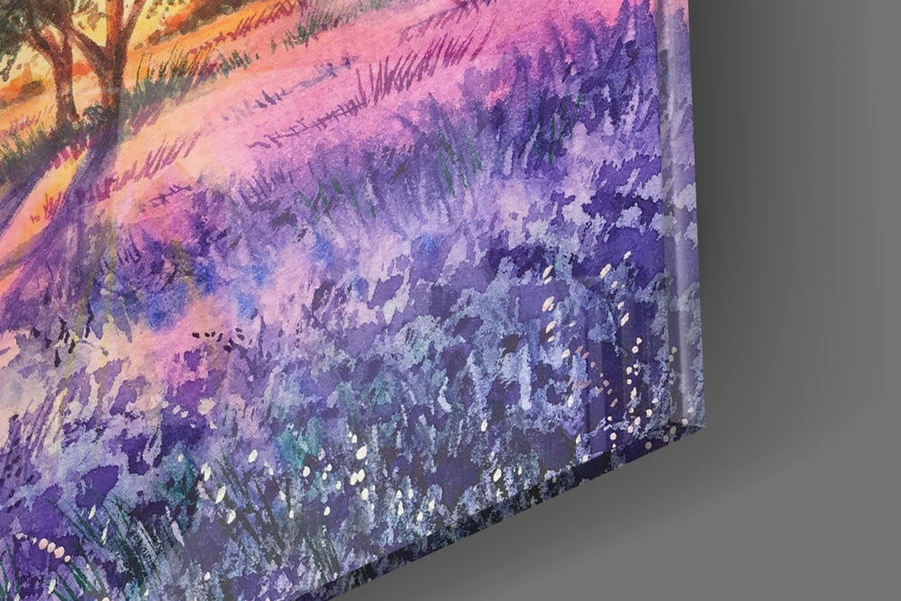 Tranquility panel catching window light to reveal its luminous warmth