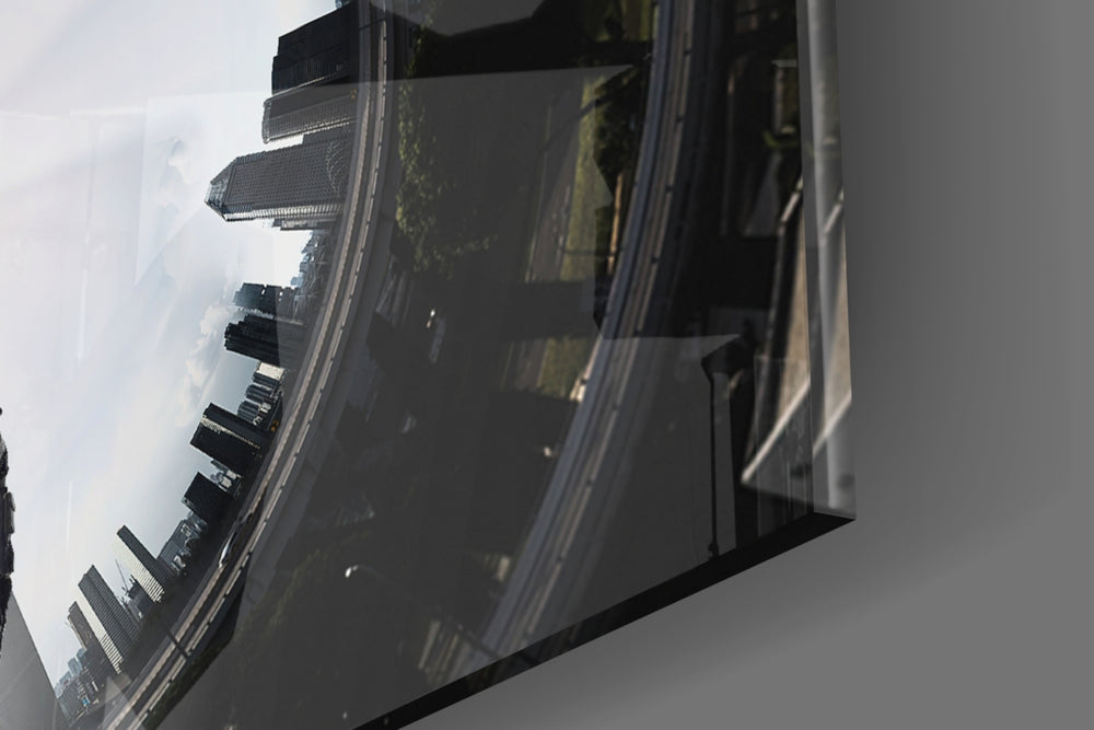 Astronaut panel catching low light to reveal its dramatic contrast