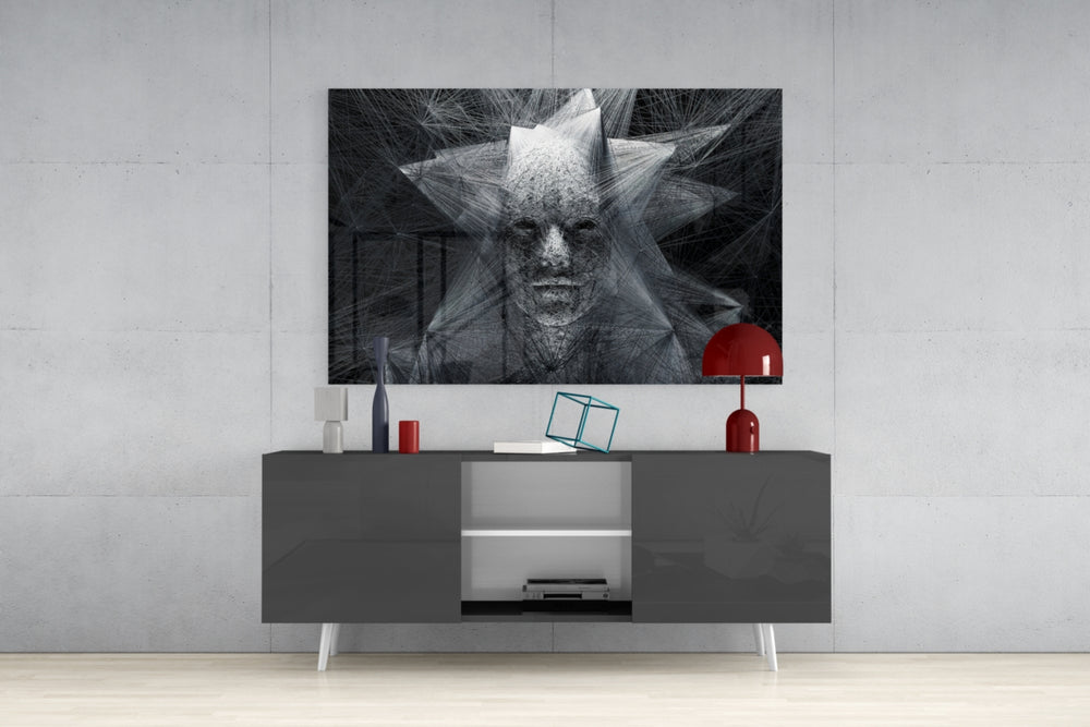 Self Glass Wall Art.