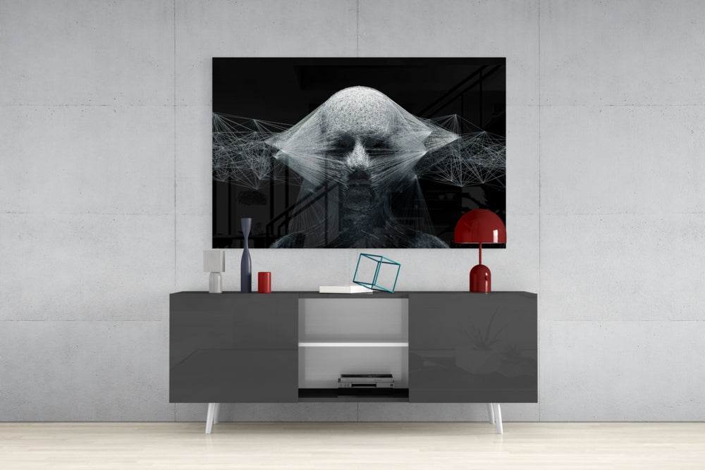 Self Glass Wall Art.