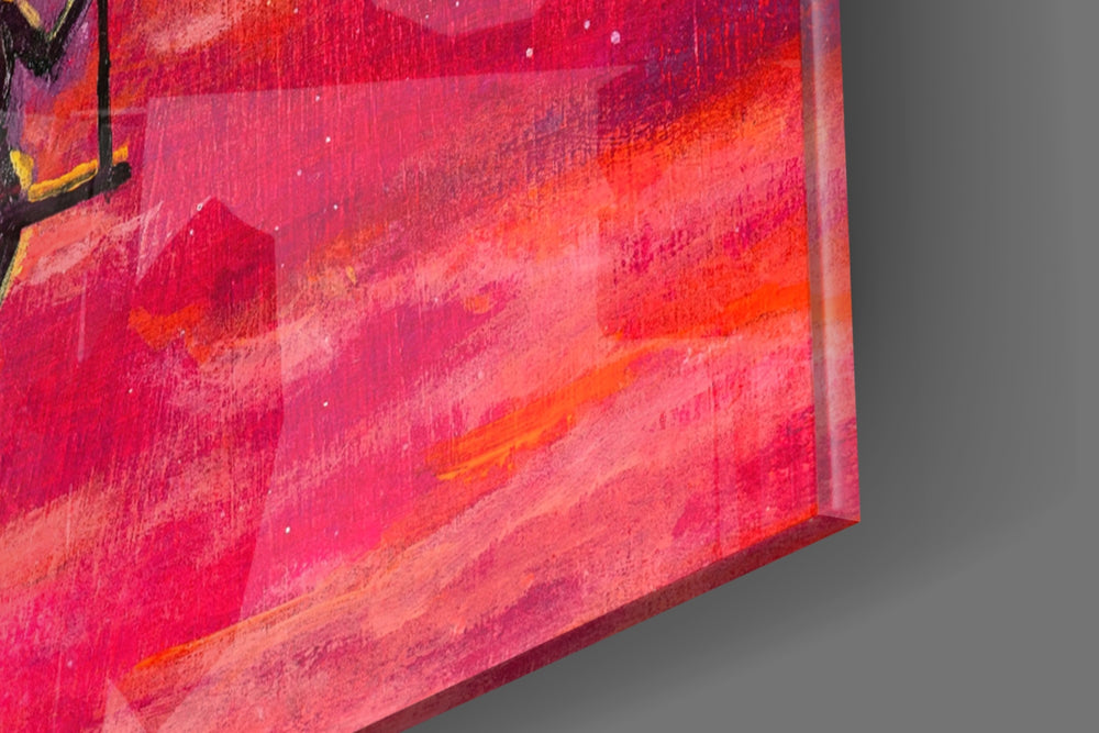 Freedom panel catching low light to reveal its luminous warmth
