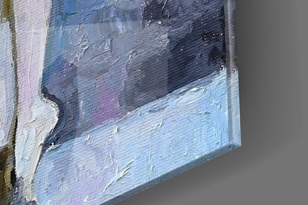 Ballerina panel catching window light to reveal its luminous warmth