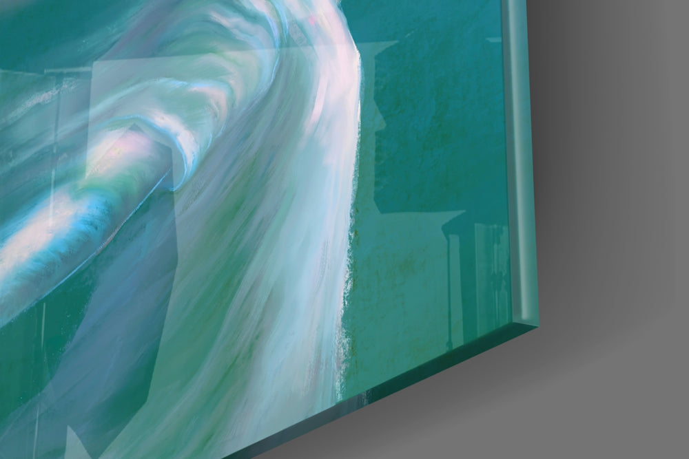 Storm in Thoughts panel catching window light to reveal its luminous calm