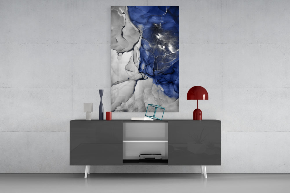 Blue Marble panel catching low light to reveal its inky depth