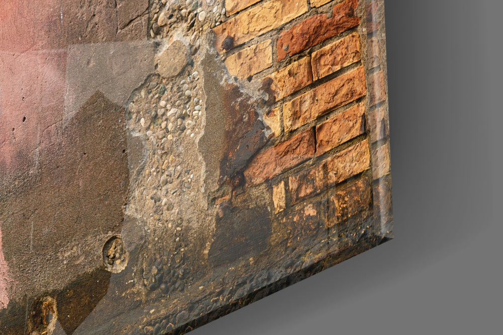 Innocent Protest artwork anchoring a wall with bold narrative palette