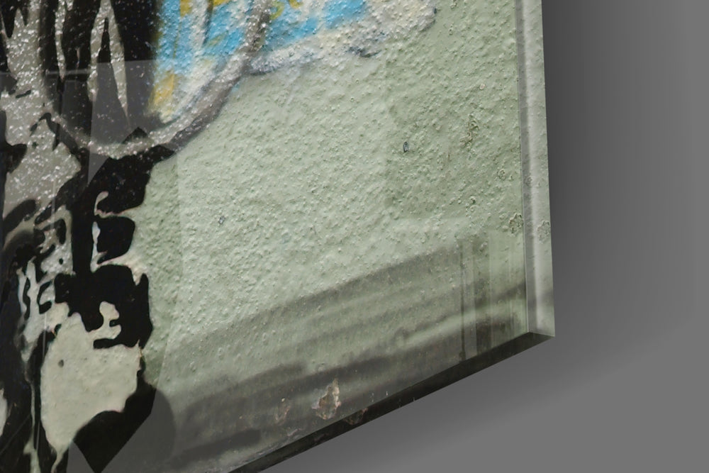 Space Market artwork anchoring a wall with witty surreal palette