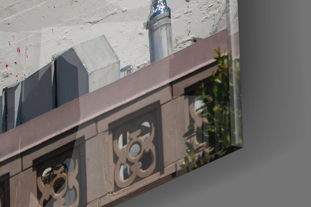 If you failed artwork anchoring a wall with bold conscience-driven palette