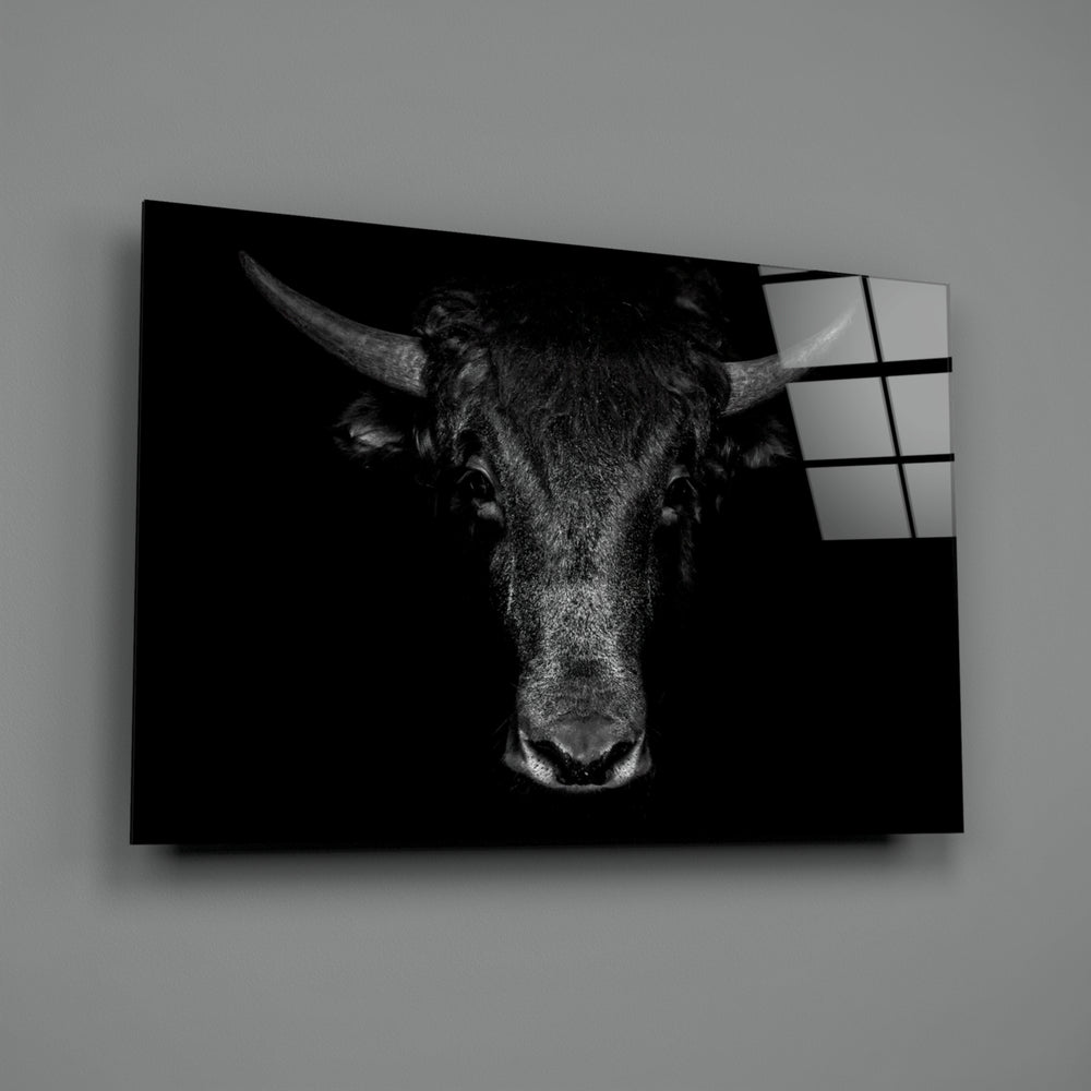 Low-key portrait panel bringing primal gravity to a contemporary man cave