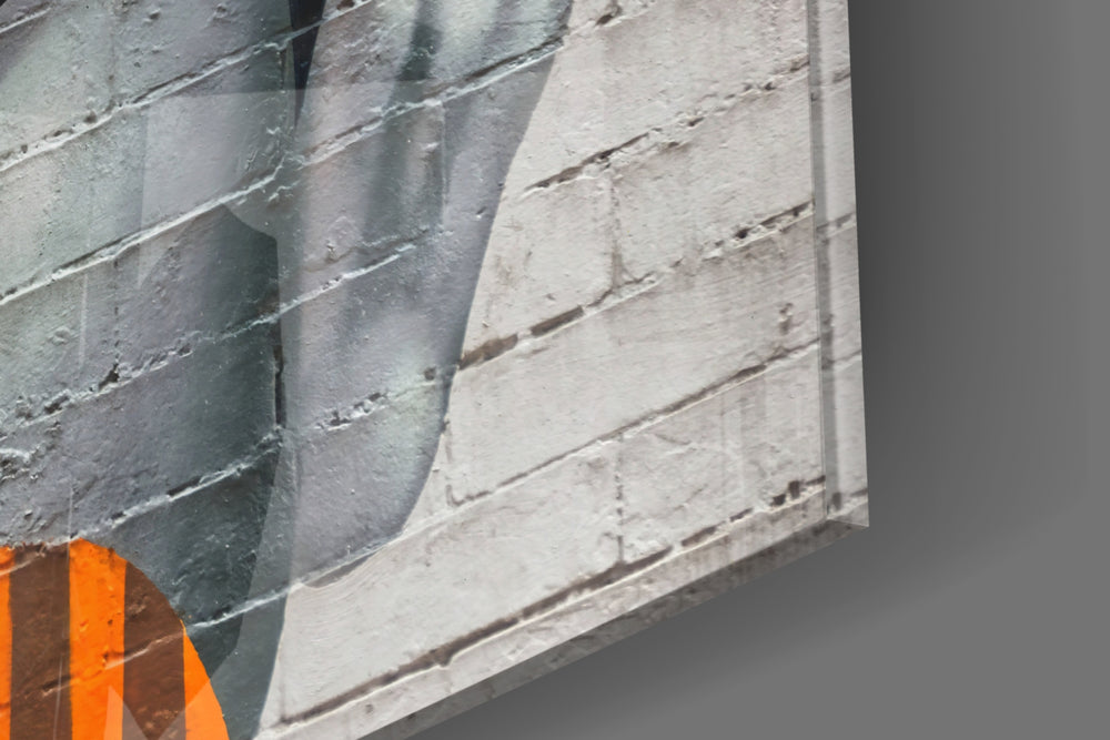 Hepburnish artwork anchoring a wall with bold pop-driven palette