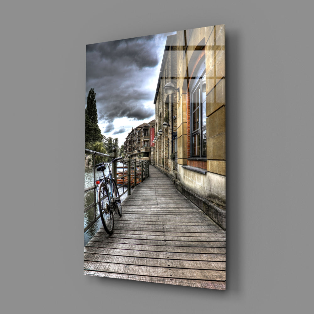HDR-street panel bringing moody narrative to a contemporary hallway