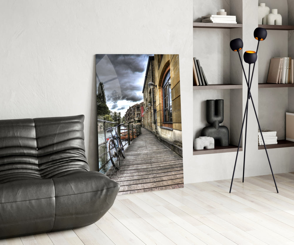 Street View panel adding editorial calm to an office