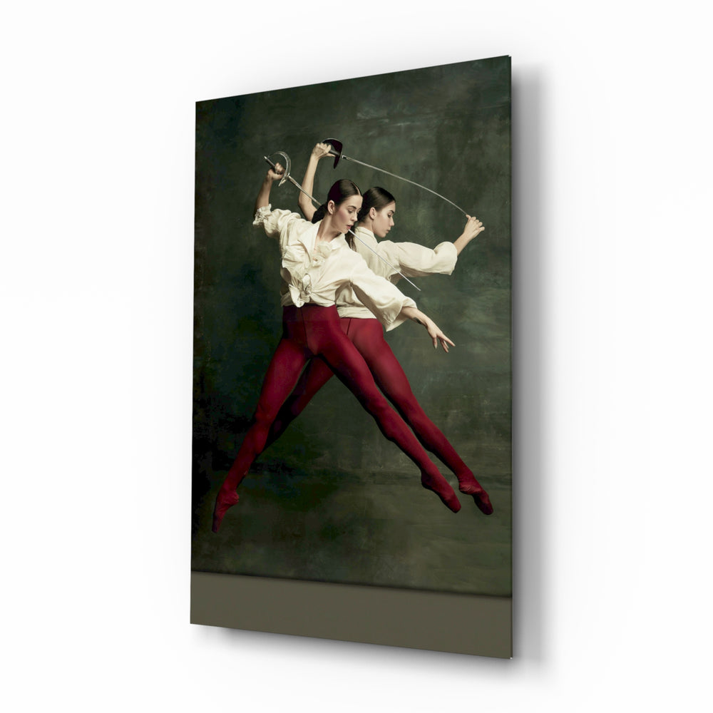 Editorial-dance panel bringing dramatic gravity to a contemporary study