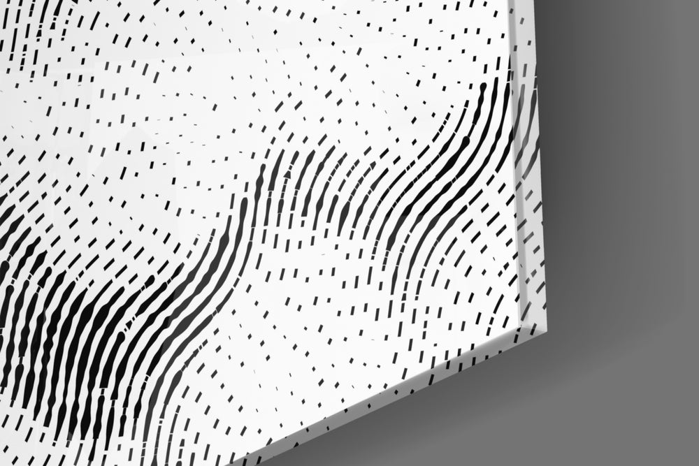 Authority artwork anchoring a wall with bold minimalist palette