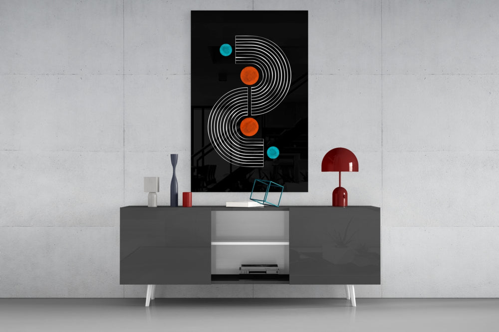 Pattern panel catching low light to reveal its rhythmic gravity