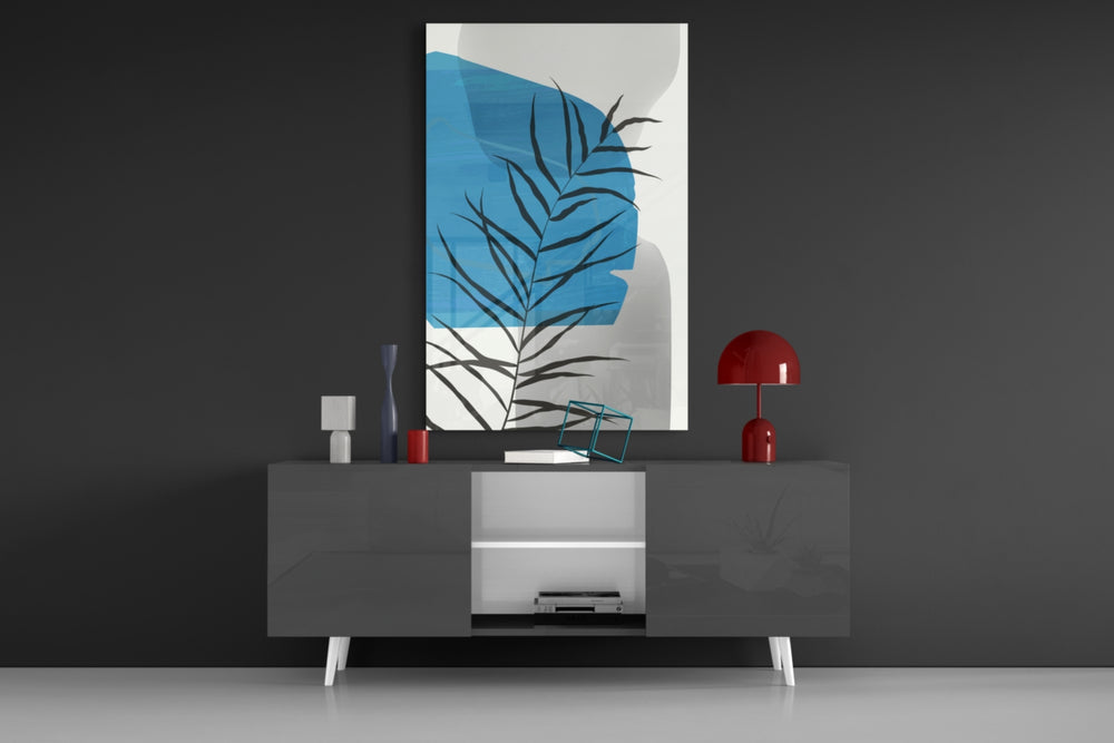 Autumn Blue panel catching window light to reveal its serene calm