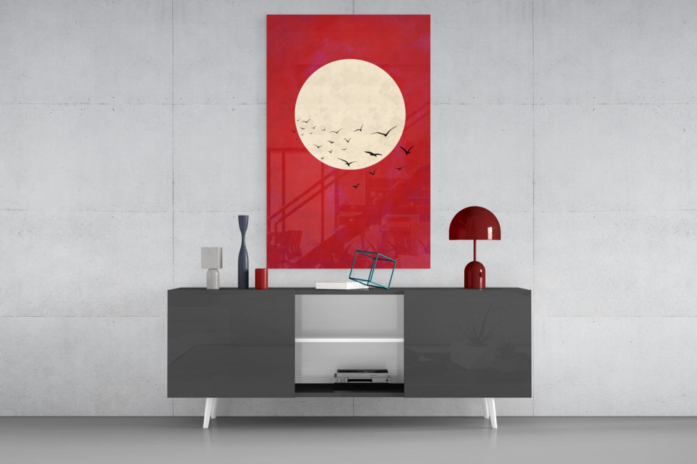 Fly from the Moon panel catching daylight to reveal its bold simplicity