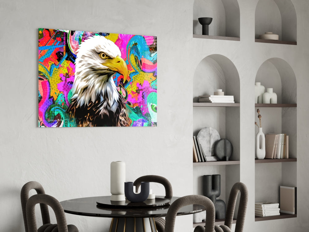 Eagle Eye panel adding editorial drama to a man cave