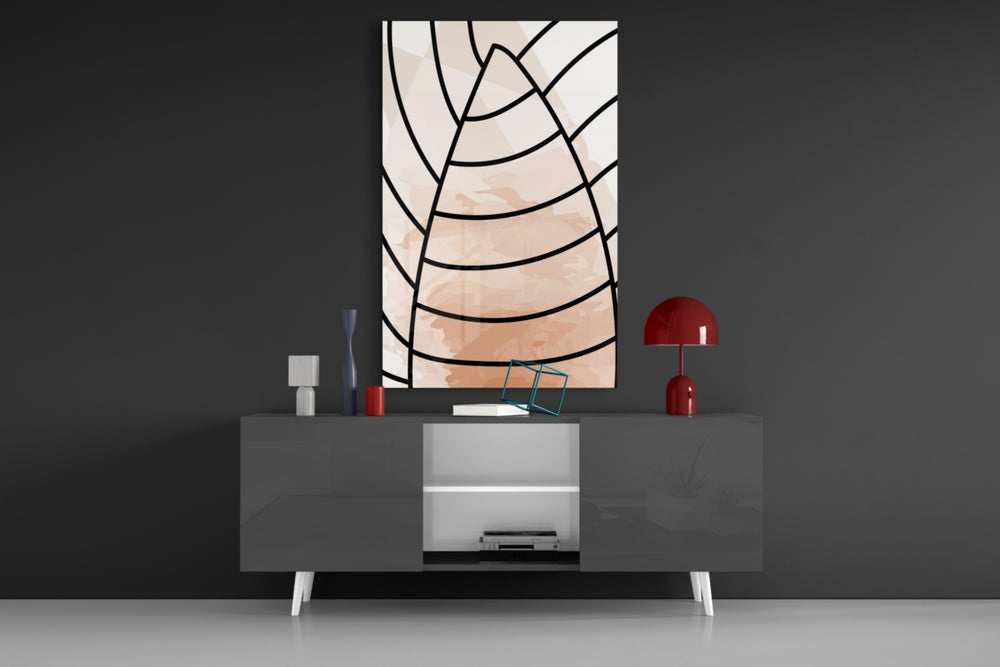 Lines of Leaf panel catching daylight to reveal its serene calm