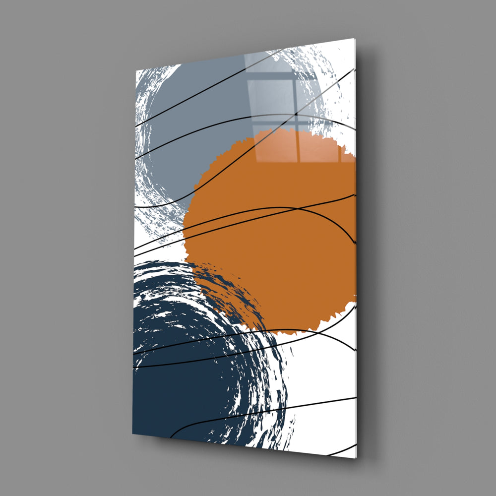 Modern-minimalist panel bringing energetic balance to a contemporary office