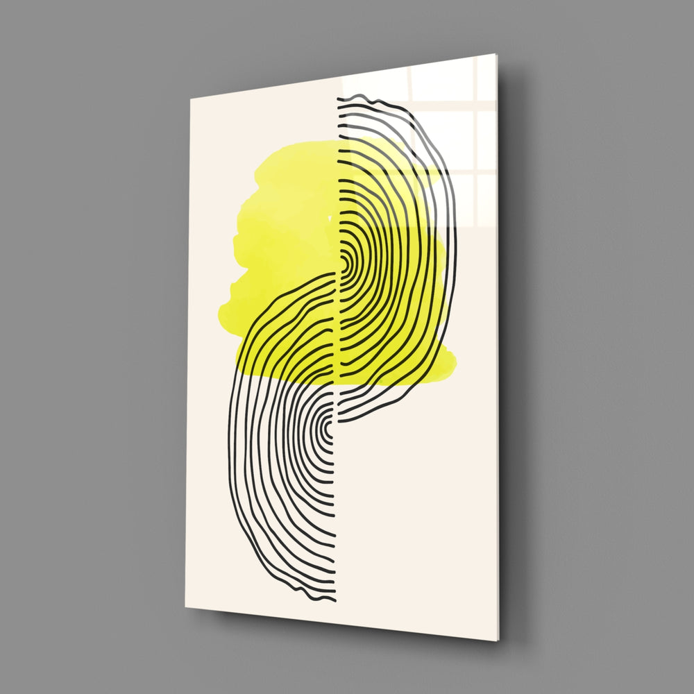 Modern-minimalist panel bringing sunny calm to a contemporary office
