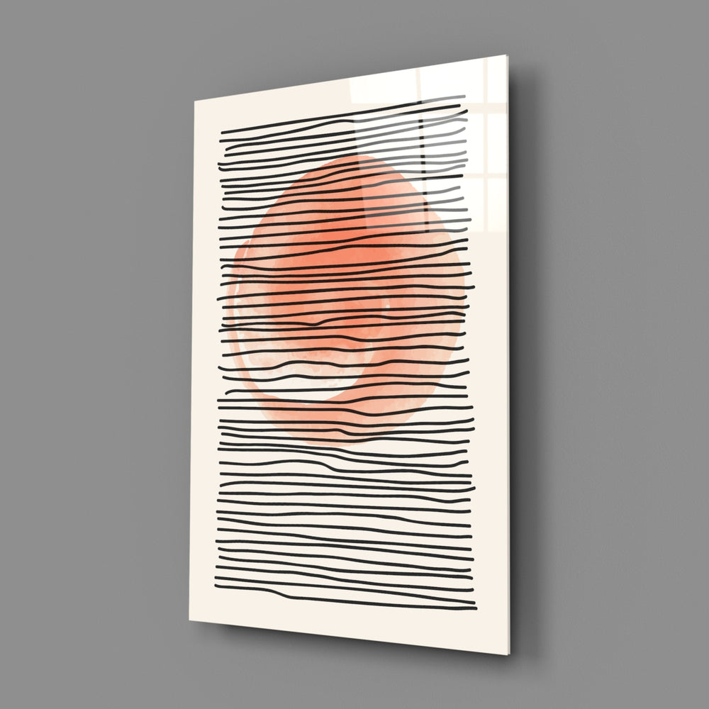 Modern-minimalist panel bringing serene warmth to a contemporary bedroom