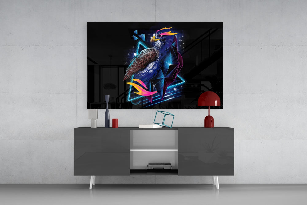 Diamond Hawk panel catching screen glow to reveal its electric pulse