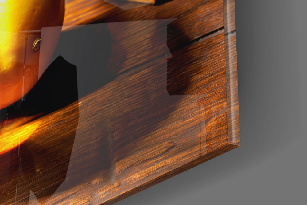 Wine artwork anchoring a wall with moody luxe palette