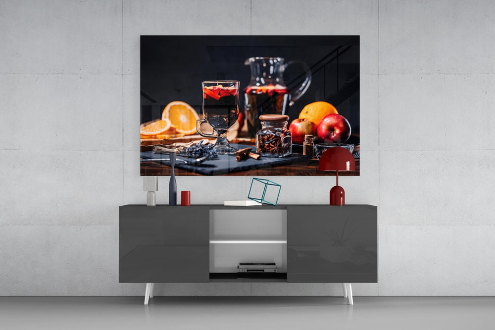 Noel Tea panel catching directional light to reveal its hearthside warmth
